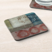 Abstraktes Erbe II Untersetzer (Linke Seite)