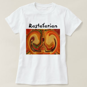 Abstraktes Erde-Ton-Wirbel-Kunstposter T-Shirt