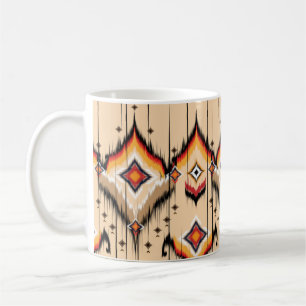 Abstraktes, ethnisch geometrisches Musterdesign, i Kaffeetasse