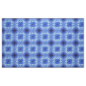 abstraktes ethnisches geometrisches blaues stoff (Fat Quarter (45,7 x 55,9 cm))