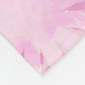 Abstraktes ethnisches Muster. Aquarellfarben-Backg Fleecedecke (Ecke)