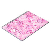 Abstraktes ethnisches Muster. Aquarellfarben-Backg Notizblock (Linke Seite)