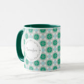 abstraktes ethnisches Muster Tasse (Vorderseite Links)