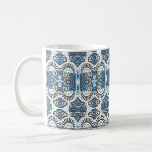 Abstraktes ethnisches Vintages Nahtloses Muster. T Kaffeetasse