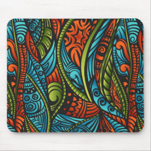 Abstraktes ethnisches Wallpaper Mousepad