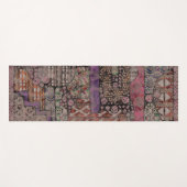 Abstraktes Ethno-Muster - Folklore Art 1+2 Yogamatte (Vorderseite (Horizontal))