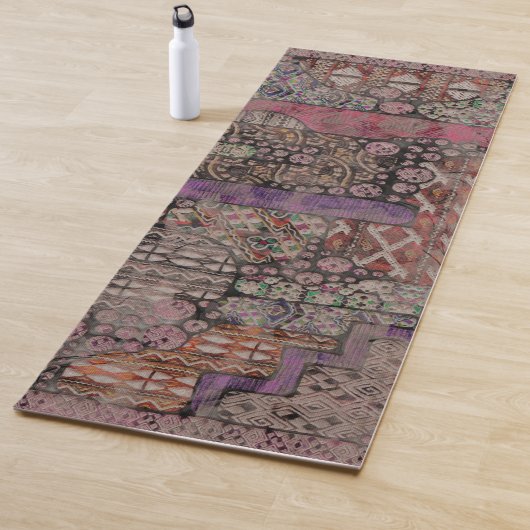 Abstraktes Ethno-Muster - Folklore Art 1+2 Yogamatte (Beispiel)