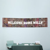 Abstraktes Ethno-Muster - Folklore Art 1 Banner (Messeveranstaltung)