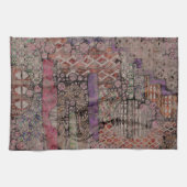 Abstraktes Ethno-Muster - Folklore Art 1 Geschirrtuch (Horizontal)