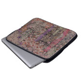 Abstraktes Ethno-Muster - Folklore Art 1 Laptopschutzhülle (Vorne Knopf)