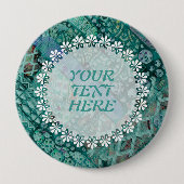 Abstraktes Ethno-Muster - Folklore Artikel 2 Button (Vorderseite)