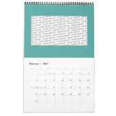 Abstraktes Ethno-Muster - Folklore Artikel 2 Kalender (Feb 2027)