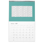 Abstraktes Ethno-Muster - Folklore Artikel 2 Kalender (Jan 2027)