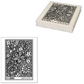 Abstraktes Ex Libris Gummi Briefmarke Gummistempel (Stempel)