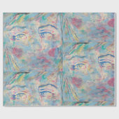 Abstraktes "Extravagantes" Schleifpapier Geschenkpapier (Flach)