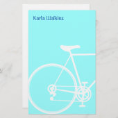 Abstraktes Fahrrad Briefpapier (Vorne/Hinten)