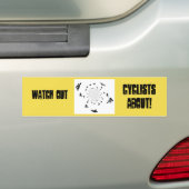 Abstraktes Fahrradrennen Autoaufkleber (Auf Auto)
