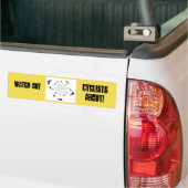 Abstraktes Fahrradrennen Autoaufkleber (Auf Lkw)