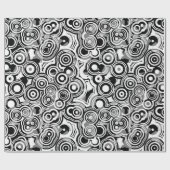 abstraktes Faltpapier Geschenkpapier (Flach)