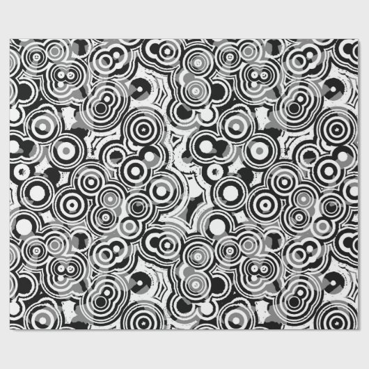 abstraktes Faltpapier Geschenkpapier (Flach)