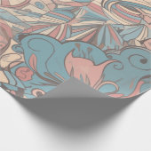 Abstraktes Faltpapier Pastell Geschenkpapier (Ecke)