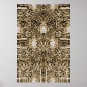 Abstraktes Fantasy-Bauplakat Poster (Vorne)