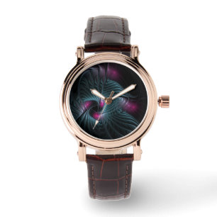 Abstraktes Fantasy-Fraktal Armbanduhr