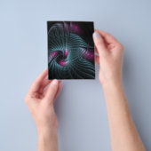 Abstraktes Fantasy-Fraktal Flyer (Gruppe)