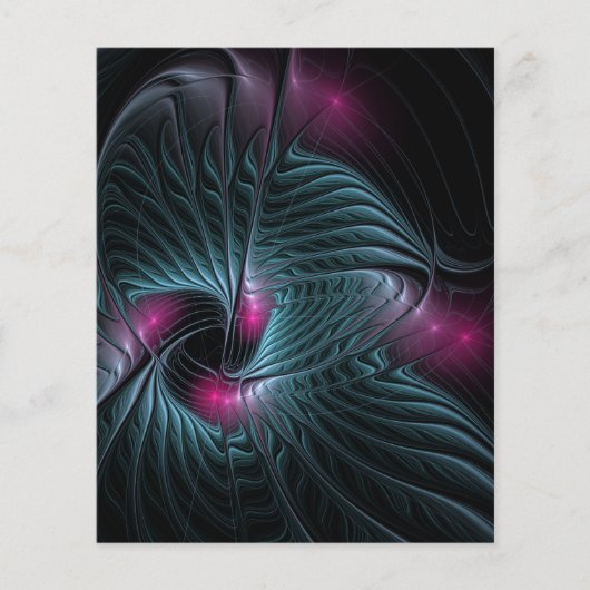 Abstraktes Fantasy-Fraktal Flyer (Vorne)