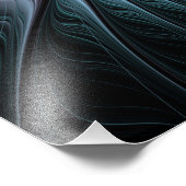 Abstraktes Fantasy-Fraktal Fotodruck (Ecke)