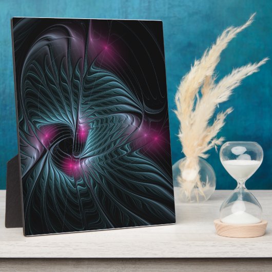 Abstraktes Fantasy-Fraktal Fotoplatte (Seite)