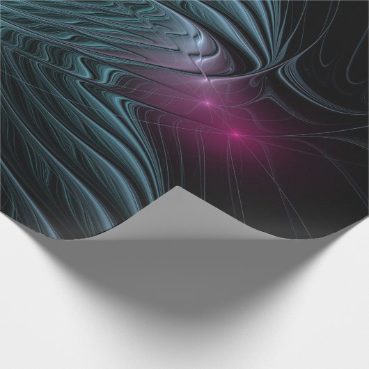 Abstraktes Fantasy-Fraktal Geschenkpapier (Ecke)