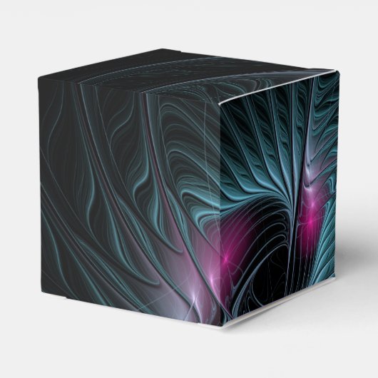 Abstraktes Fantasy-Fraktal Geschenkschachtel (Rückseite)
