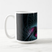 Abstraktes Fantasy-Fraktal Kaffeetasse (Links)