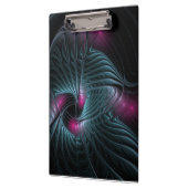 Abstraktes Fantasy-Fraktal Klemmbrett (Links)