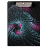 Abstraktes Fantasy-Fraktal Klemmbrett (Vorderseite)