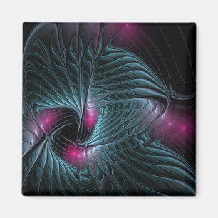 Abstraktes Fantasy-Fraktal Magnet