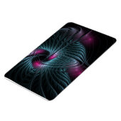 Abstraktes Fantasy-Fraktal Magnet (Linke Seite)