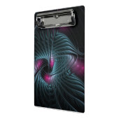 Abstraktes Fantasy-Fraktal Mini Klemmbrett (Gewinkelt2)