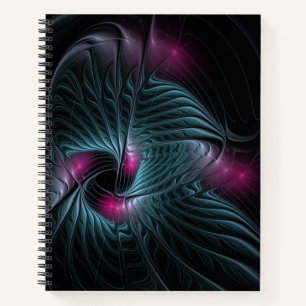Abstraktes Fantasy-Fraktal Notizblock