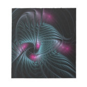 Abstraktes Fantasy-Fraktal Notizblock (Vorderseite)