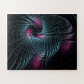 Abstraktes Fantasy-Fraktal Puzzle (Horizontal)