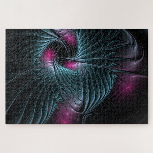 Abstraktes Fantasy-Fraktal Puzzle (Horizontal)