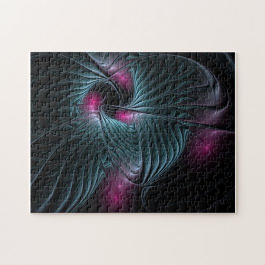 Abstraktes Fantasy-Fraktal Puzzle (Horizontal)