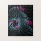 Abstraktes Fantasy-Fraktal Puzzle (Vertikal)