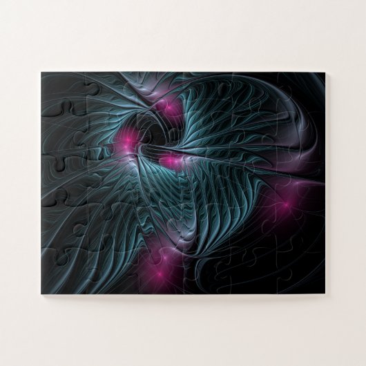 Abstraktes Fantasy-Fraktal Puzzle (Horizontal)