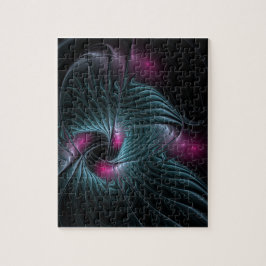 Abstraktes Fantasy-Fraktal  Puzzle