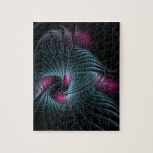 Abstraktes Fantasy-Fraktal Puzzle