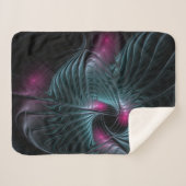 Abstraktes Fantasy-Fraktal Sherpadecke (Vorderseite (Horizontal))