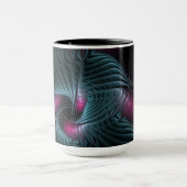 Abstraktes Fantasy-Fraktal Tasse (Zentrum)